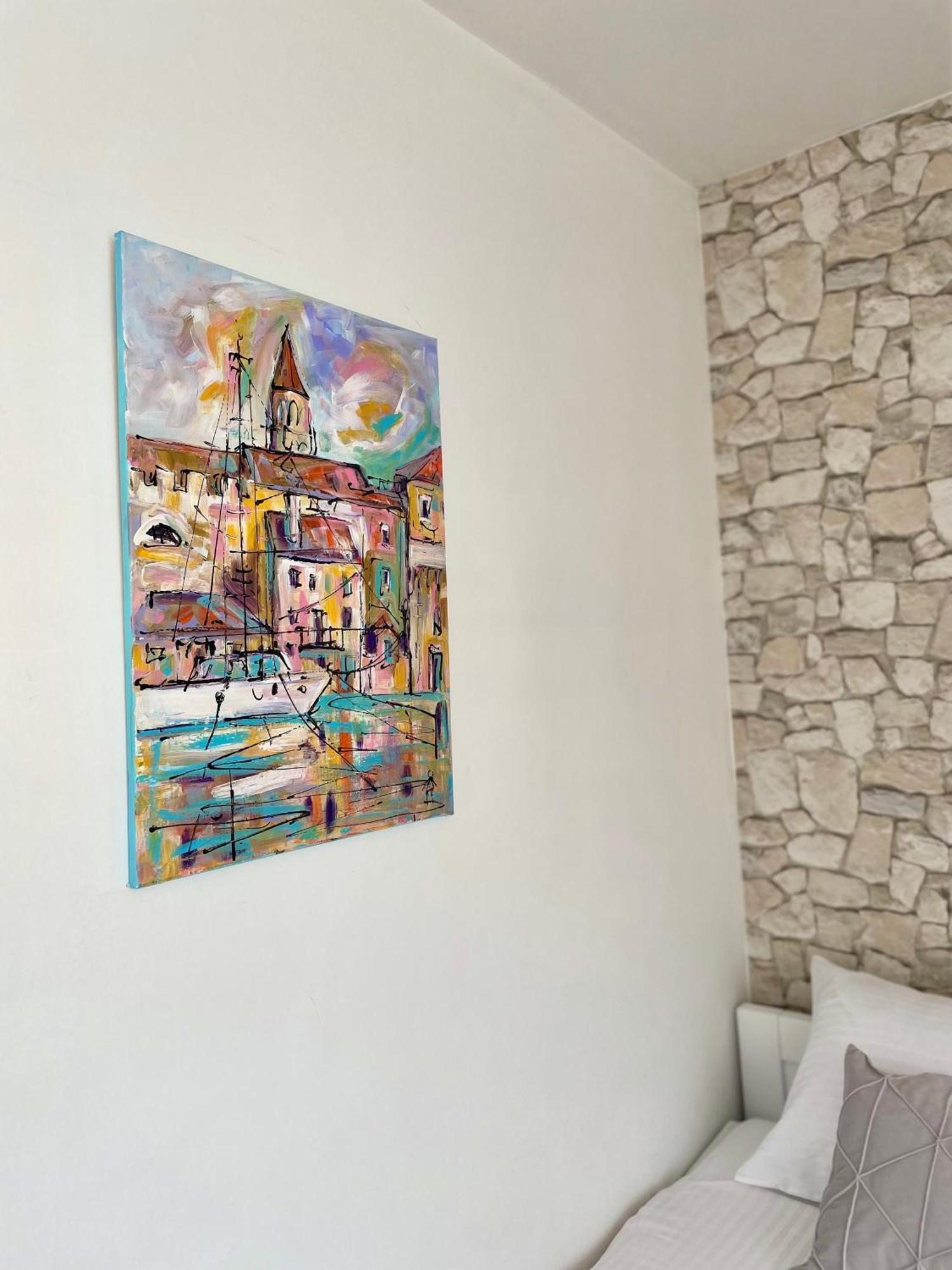 Dinka Old Town Apartment With Sea View Trogir Ngoại thất bức ảnh